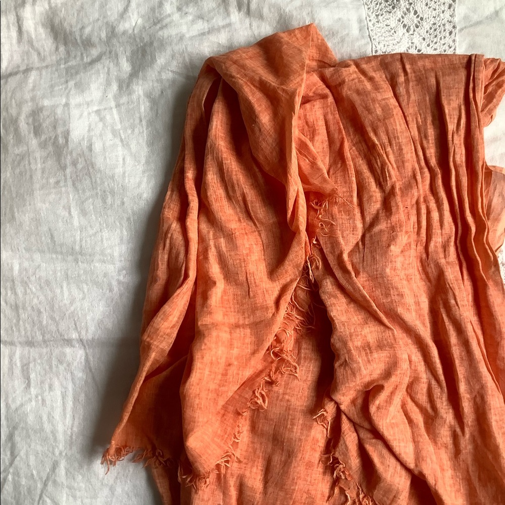 Orange scarf